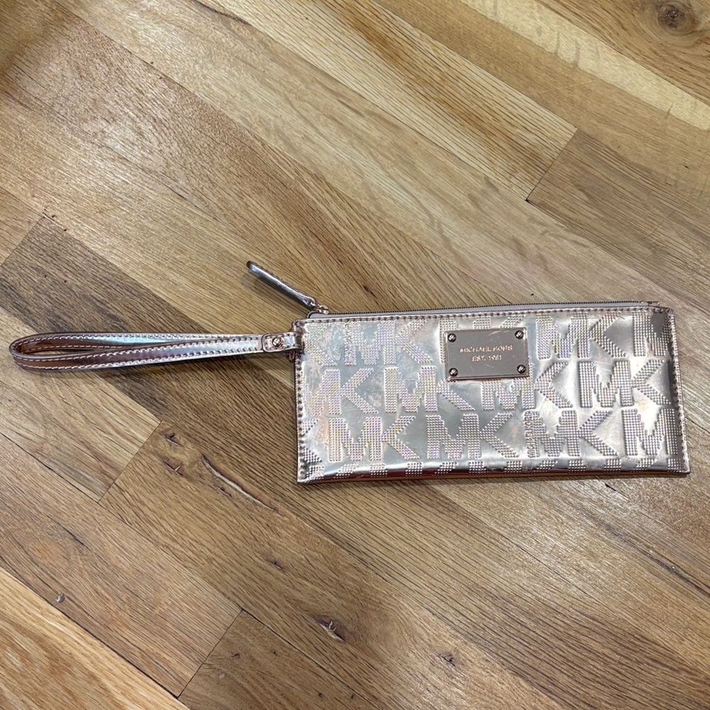 Michael Kors Rose Gold Wristlet
